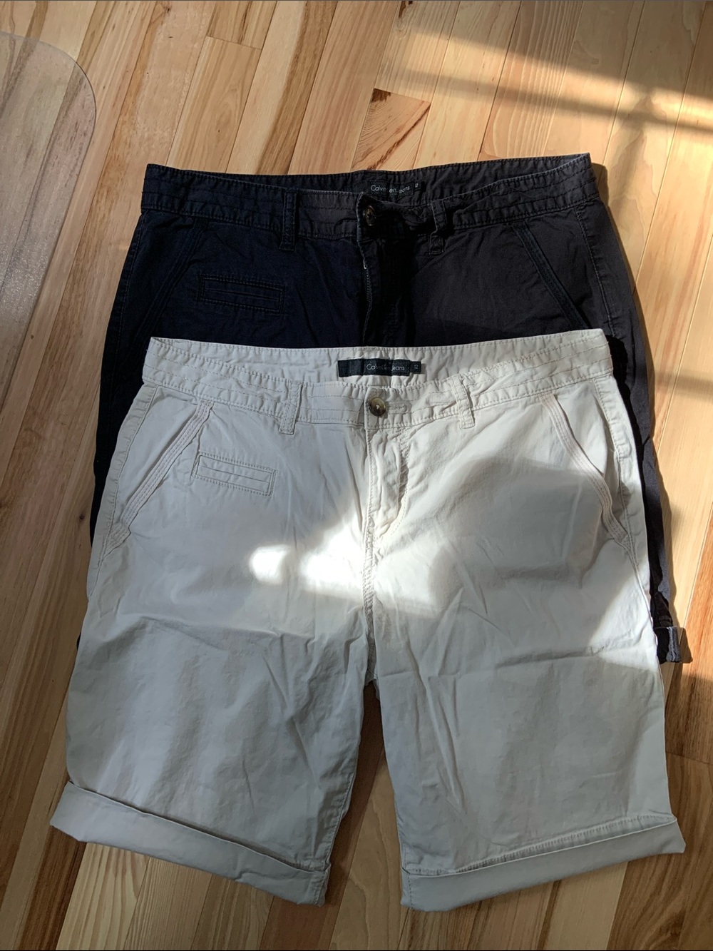 Bundle of Calvin Klein Khaki Shorts size 12
